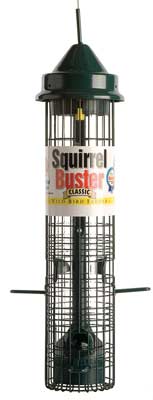 Ruokinta Squirrel Buster Classic, lintujen ruokintalaite, joka kestää ja estää oravat